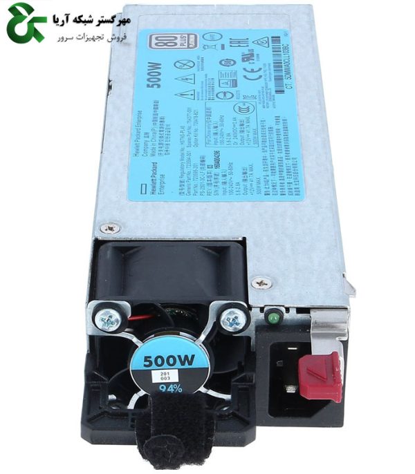 پاور 500W سرور DL380 G9 اچ پی 720478-B21