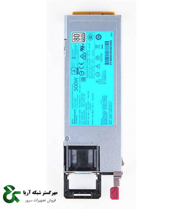 پاور 500W سرور DL380 G9 اچ پی 720478-B21